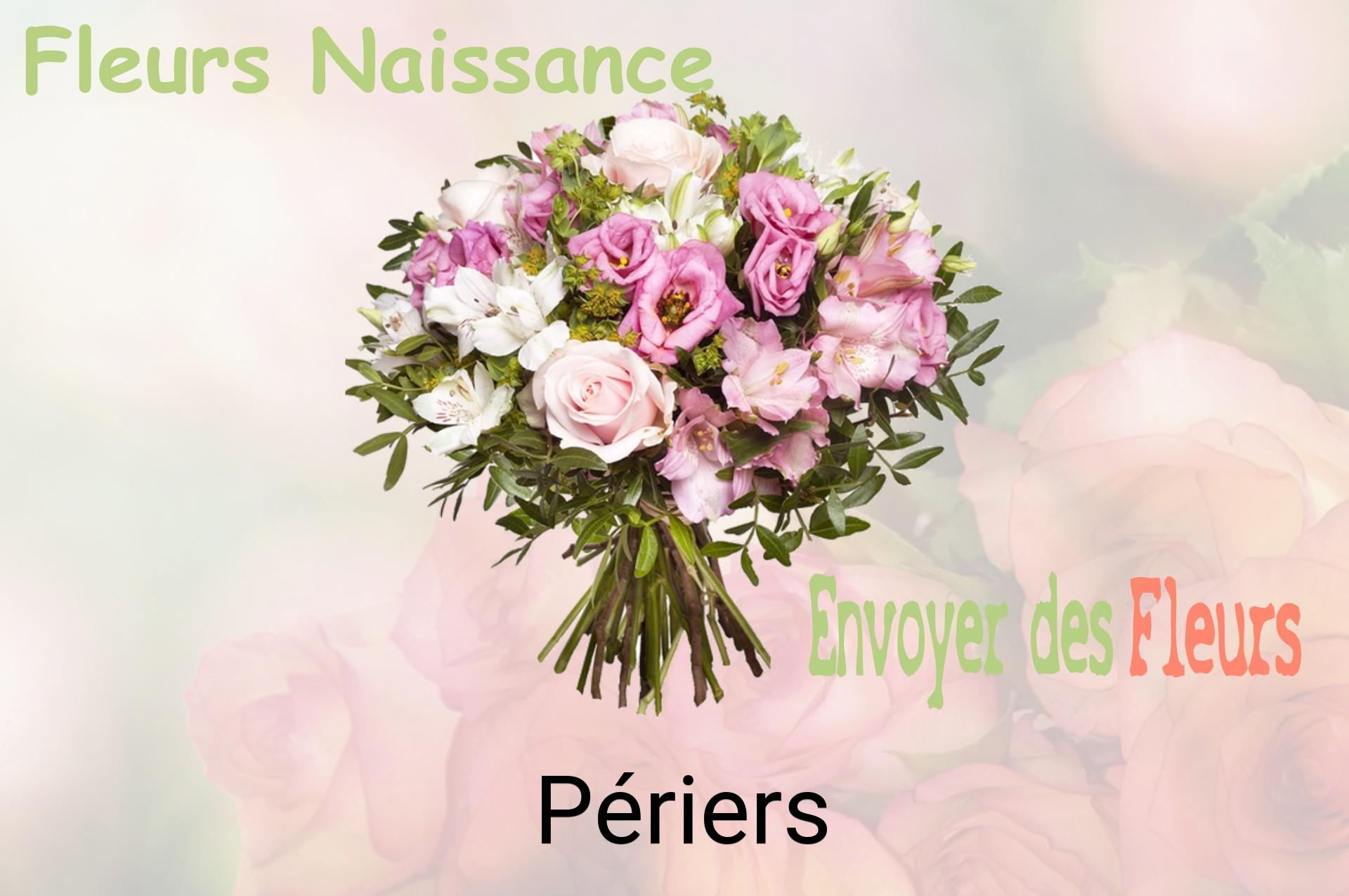 Bouquet de fleurs de naissance livré à Périers